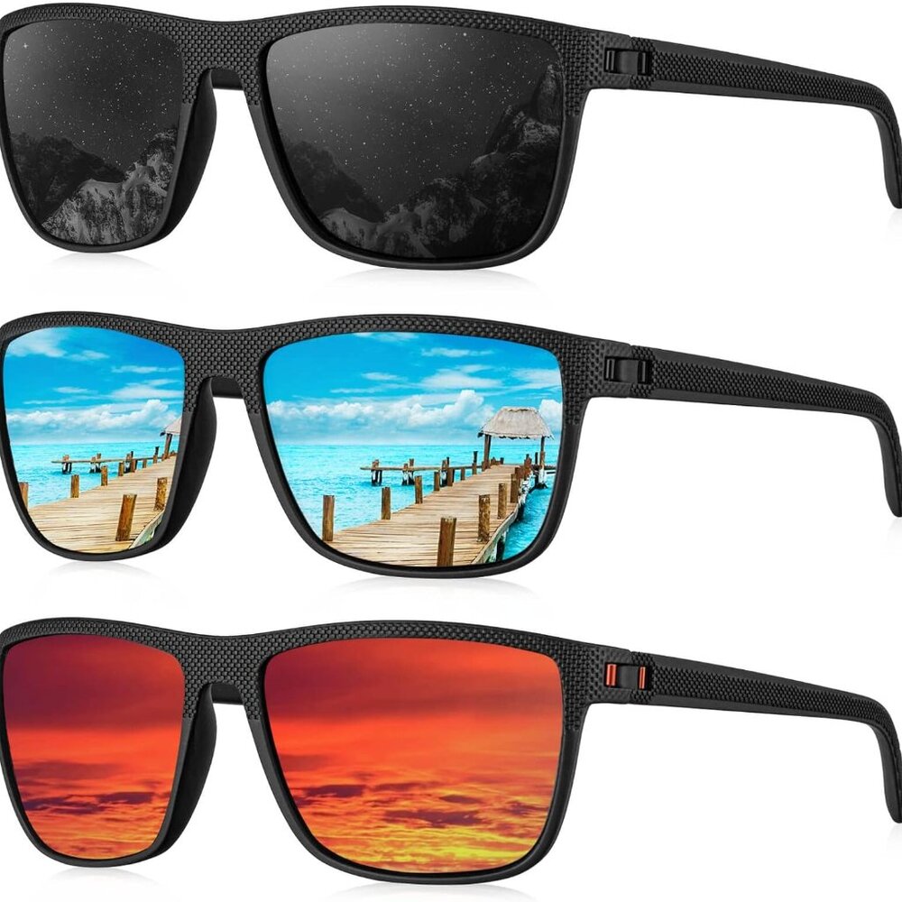 Polarized Sunglasses For Men, Lightweight Sun Glasses With Uv Protection For Dri